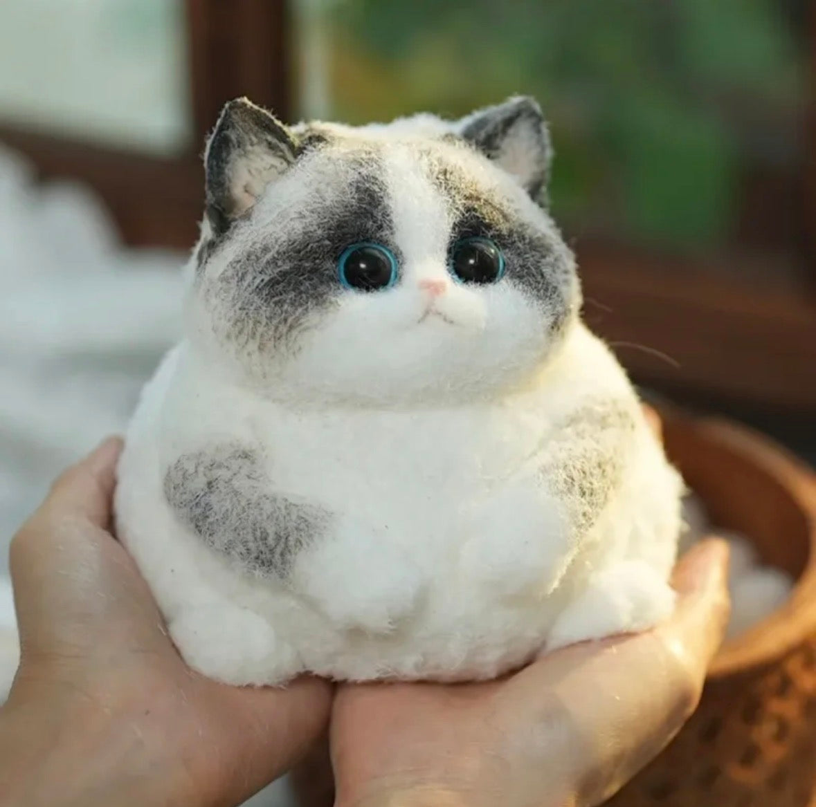 🤍🐾 Gros Chat Blanc & Gris  – La Fabrique de ZOÉ