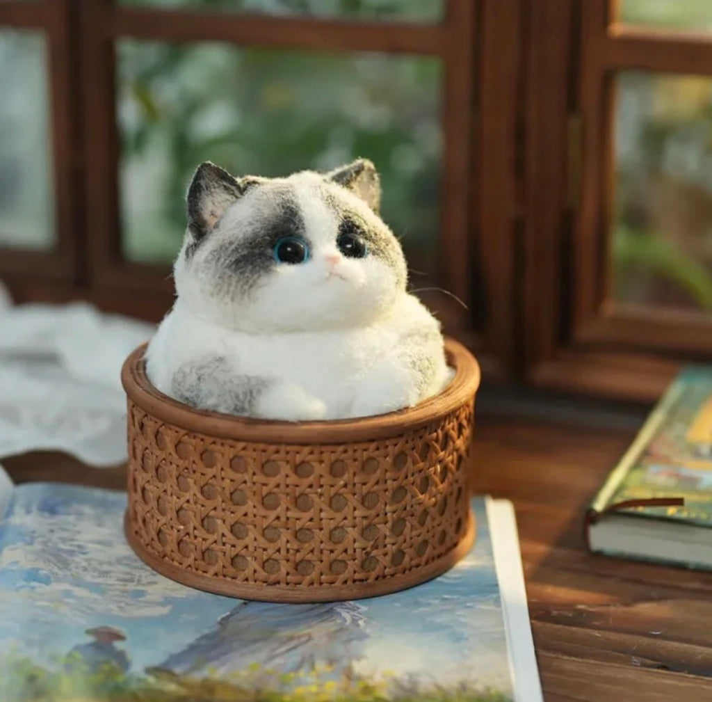 🤍🐾 Gros Chat Blanc & Gris  – La Fabrique de ZOÉ