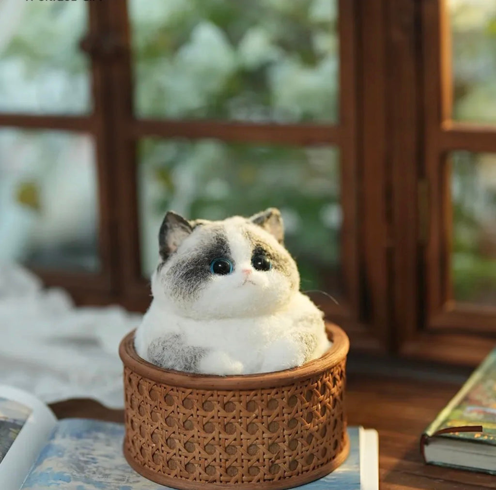 🤍🐾 Gros Chat Blanc & Gris  – La Fabrique de ZOÉ