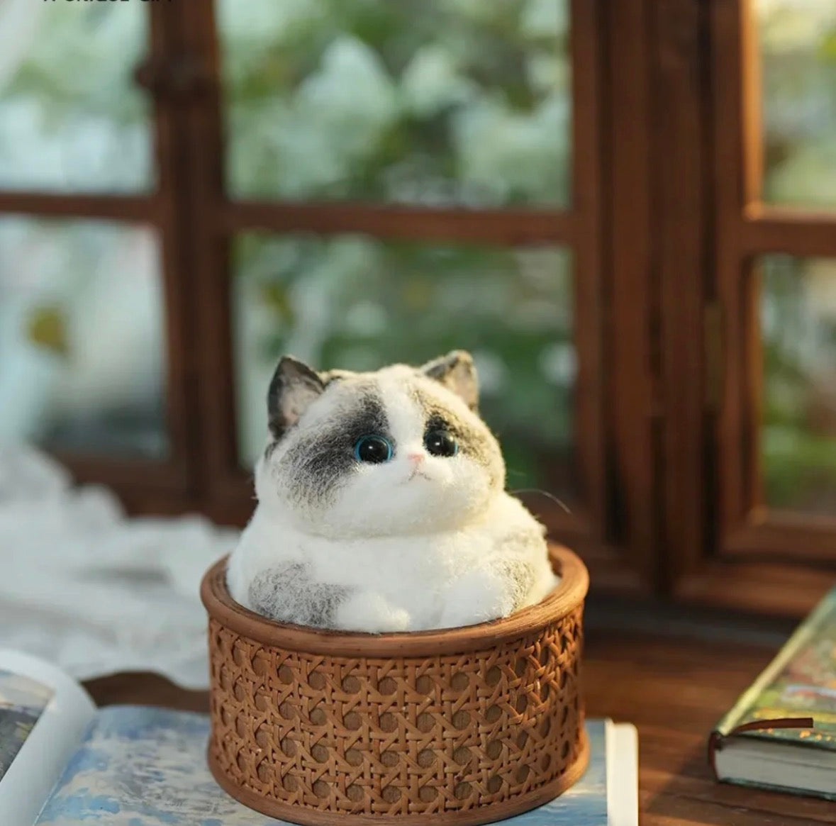 🤍🐾 Gros Chat Blanc & Gris  – La Fabrique de ZOÉ