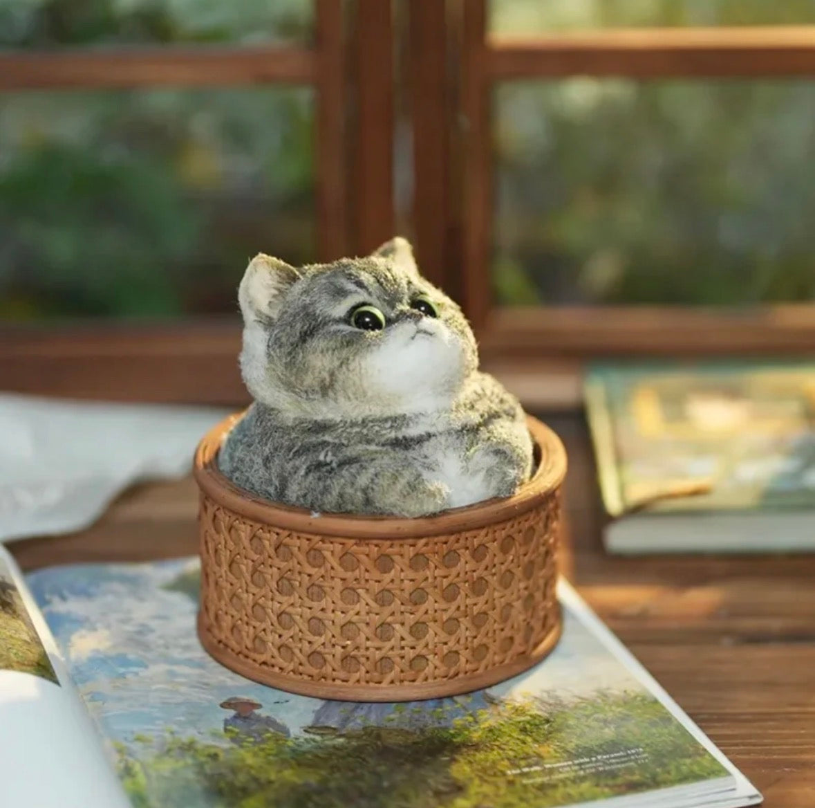 🩶 Chat Tigré Gris & Blanc “Patapouf” – La Fabrique de ZOÉ