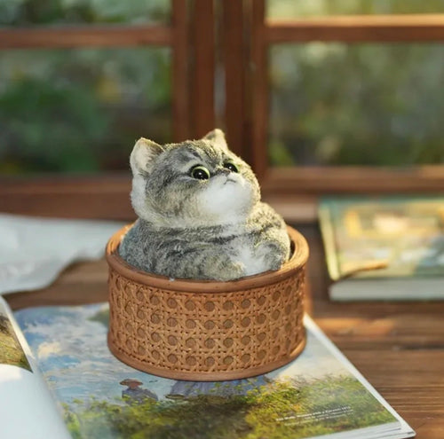 🩶 Chat Tigré Gris & Blanc “Patapouf” – La Fabrique de ZOÉ