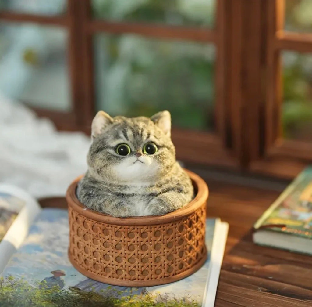 🩶 Chat Tigré Gris & Blanc “Patapouf” – La Fabrique de ZOÉ